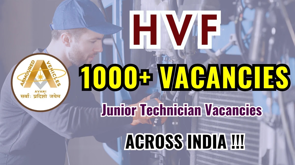 HVF Junior Technician 2025 Recruitment